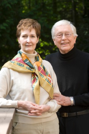 Roderick Stewart with Sharon Stewart